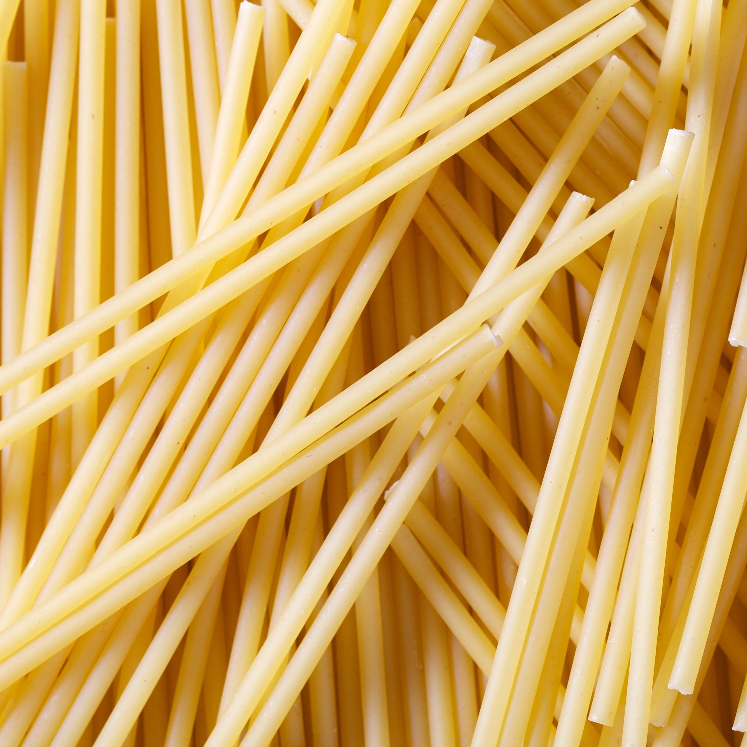 Classic spaghetti plated for serving